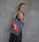 Bertoni Plátěná taška Sunny Poppies Black 29 cm x 40 cm x 36 cm x 8 cm - thumb (0)
