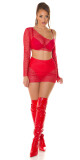 Sexy Koucla 2Piece Set / síťová sukně a top black Einheitsgroesse - thumb (17)