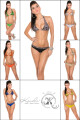 Sexy bikiny s výstřihem a zvířecím potiskem leoyellow M - thumb (6)