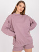 Základní oversize zaprášená růžová mikina L / XL - thumb (3)