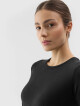 Dámské hladké tričko slim 4F - černé Velikost: XL - thumb (3)