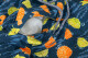 Sesto Senso Plážové šortky Fish Blue/Yellow L - thumb (3)