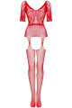 Bodystocking Courtney red - BEAUTY NIGHT FASHION Červená S/L - thumb (4)