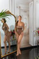 Sexy Koucla Wetlook Body barva CAPPUCCINO velikost Einheitsgroesse - thumb (15)