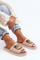 Dámské nazouváky s medvídkem Beige Demare 40/41 - thumb (1)