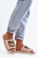 Dámské nazouváky s medvídkem Beige Demare 40/41 - thumb (6)