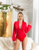 Sexy body mit Tiefem Ausschnitt red L - thumb (5)