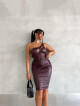 Sexy tužková sukně KouCla Wetlook se zipem BORDEAUX M - thumb (31)