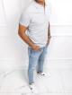Pánské světle šedé polo triko Dstreet PX0513 L - thumb (1)