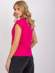 Fuchsiové basic tričko Atlanta RUE PARIS XL - thumb (3)