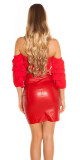 Sexy kožený vzhled minisukně Highwaist black S - thumb (11)