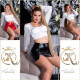 Sexy KouCla Leatherlook Mini sukně red S - thumb (17)