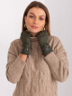 Khaki elegantní dámské rukavice L / XL - thumb (2)