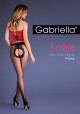 Gabriella 668 Erotica Fiera punčocháče 20 den 1-4 nero-red 3/4-M/L - thumb (2)