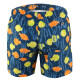 Sesto Senso Plážové šortky Fish Blue/Yellow L - thumb (0)