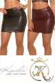 Sexy minisukně KouCla Wetlook darkred S - thumb (4)