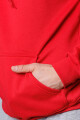 Červená pánská mikina s kapucí (68B2009-18-35) odstíny červené XXL - thumb (2)