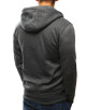 Pánská mikina na zip antracitová BX2196 L - thumb (4)