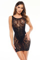 Erotické šaty Donna black - BEAUTY NIGHT FASHION černá S/L - thumb (0)