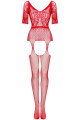 Bodystocking Courtney red - BEAUTY NIGHT FASHION Červená S/L - thumb (5)