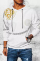 Pánská mikina s kapucí White Dstreet BX5574 s potiskem XL - thumb (3)