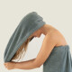 Ručník Zwoltex Head Sauna Grey 70x31 - thumb (4)