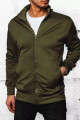 Zelená pánská mikina na zip Dstreet BX5561 L - thumb (2)