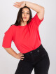 Korálové tričko z bavlny plus size XL - thumb (4)