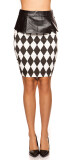 Sexy KouCla pencilskirt w.peplum a.diamonddesign barva blackwhite velikost 36 - thumb (6)