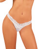 Krásná tanga Heavenlly thong - Obsessive bílá XL/2XL - thumb (1)