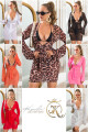 Sexy minišaty Koucla s dlouhým rukávem ze síťoviny / Cover-Up white L/XL - thumb (2)