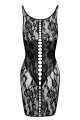 Erotické šaty Donna black - BEAUTY NIGHT FASHION černá S/L - thumb (14)