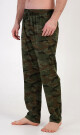 Pánské pyžamové kalhoty Army khaki M - thumb (2)