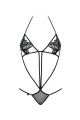 Dámské erotické body Luiza teddy black - OBSESSIVE černá S/M - thumb (2)