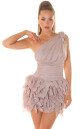 Sexy One-Arm cocktail dress CORAL 12 - thumb (17)