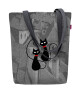 Bertoni Plátěná taška Sunny Dachowce šedá 29 cm x 40 cm x 36 cm x 8 cm - thumb (1)