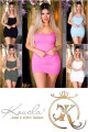 Sexy základní mini šaty se špagetovými ramínky babyblue Einheitsgroesse - thumb (18)