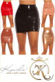 Sexy mini sukně Koucla Latexlook pink S - thumb (5)