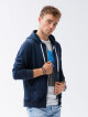 Ombre Sweatshirt B977-1 Námořnická modrá S - thumb (4)