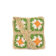 Taška Art Of Polo Tr22155-1 Light Beige/Green Nevhodné pro formát A4 - thumb (2)