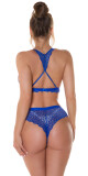 Sexy spodní prádlo 2Piece-Set / Krajková podprsenka + kalhotky black M - thumb (1)