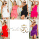 Sexy One-Arm cocktail dress CORAL 12 - thumb (2)