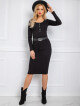 Černá tužková sukně z RUE PARIS L / XL - thumb (4)