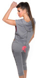 Trendy KouCla Dance chillhoodie + zip na zádech barva pink velikost S/M - thumb (2)