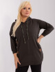 Mikina RV BL 8221.96 tmavá khaki jedna velikost - thumb (3)