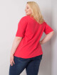 Korálové tričko z bavlny plus size XL - thumb (6)
