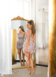 Sexy One-Arm cocktail dress CORAL 12 - thumb (20)