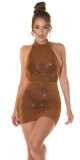 Sexy třpytivé šaty Koucla / Cover-Up black Einheitsgroesse - thumb (13)