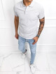 Pánské světle šedé polo triko Dstreet PX0513 L - thumb (2)