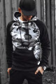 Pánská světle šedá mikina Dstreet BX5487 XXL - thumb (1)